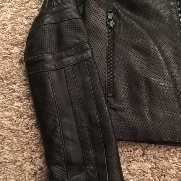 Moto leather jacket - Picture 3 of 4